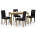 Julian Bowen Coxmoor Solid Oak Rectangular Dining Table, Oak