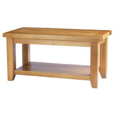 Kettle Interiors Wood Headingley Oak Coffee Table With Lacquer Finish, Brown