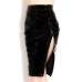 Pvc Tango Split Pencil Skirt For Ladies - Black Size 8 10 12 + | Sexy & Fetish