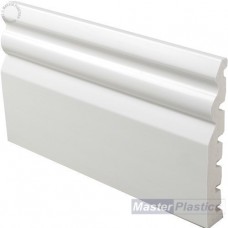Skirting Board - White Plastic Upvc 15m Pack (3 X 5m) (only Available Mainland Uk)