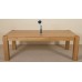Kuba Chunky Solid Oak 220 X 100 X 77 Cm Dining Room Kitchen Table