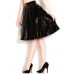 Pvc Jive Circle Skirt-black-uk 16, Us 14, Eu 44 (xl)