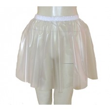 Near Clear Pvc Circle Skirt / Skating Skirt, Heavy Pvc, Size Xl/ Xxl Elasticated Waist