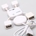 New Style Man Shape Usb 2.0 4 Port High-speed Mini Hub Split Extension Cable For Pc Laptop