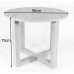 Charles Jacobs Space Saver Dining Table With Four Brown Stools Set Oak Finish - Premium Quality Furniture