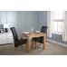 Charter Solid Oak Dining Table - Butchers Block Table Top Design - High Quality Oak (90cm)