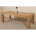 Kuba Chunky Solid Oak 220 X 100 X 77 Cm Dining Room Kitchen Table