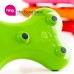 Hing Designs The Bone Bowl With Non Slip Rubber Feet And Dishwasher Safe Removable Stainless Steel Bowls, Green