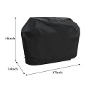 Outus Waterproof Heavy Duty Barbeque Bbq Grill Gas Covers Outdoor 67 Inch, Black