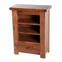K.interiors Collection Bordeaux Telephone Table With Lacquer Finish, Brown
