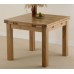 3ft X 3ft Solid Oak Extending Dining Table (seats Up To 6 People Extended)