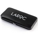 Laroc Nail Care 12 Piece Cutter Cuticle Clipper Manicure Pedicure Kit Case Gift Set
