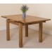 Cotswold Rustic Solid Oak 90 Square Extending Dining Table