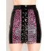 Pvc Pink Prowler Skirt For Ladies Women - Black All Size | Sexy Fetish