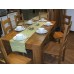 Deluxe Solid Oak Kitchen Or Dining Table And Six 6 Solid Oak Chairs