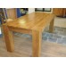 Deluxe Solid Oak Kitchen Or Dining Table And Six 6 Solid Oak Chairs