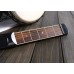 Skyreat Portable Pocket Guitar Practice Tool Gadget 6 String 4 Fret Model For Beginner Black