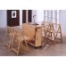 Butterfly Drop Leaf Table With 4 Foldable Chairs