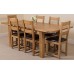 Seattle Oak Extending Table With 4 Or 6 Lincoln Dining Chairs (6)