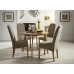 Serene Furnishings The Dining Collection Solid Oak And Veneer Croydon Round Dining Table, 100 Cm , Brown