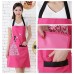 Moolecole Womens Kitchen Aprons Waterproof Bib Overalls Anti-oil Stain Adult Sleeveless Pvc Butterfly Pinafore Apron With One Pockets For Cooking Baking Purple