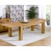 Madrid 2m Solid Oak Dining Table With 2 Solid Oak Benches