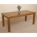 French Rustic Solid Oak 180 Diing Table & 6 Ivory Washington Dining Chairs