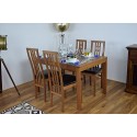 Extending Honey Oak Dining-room Table And 4 Chairs Solid Wood Dinner Set Cambridge- Extendable-modern-wooden,dinner Tables Sets (4 Chairs)