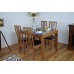 Extending Honey Oak Dining-room Table And 4 Chairs Solid Wood Dinner Set Cambridge- Extendable-modern-wooden,dinner Tables Sets (4 Chairs)