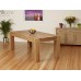 1home Full Solid Oak Dining Table Set With Chunky Legs Room Furniture 200cm (table With 8 Chairs)