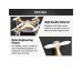 Fba Khyanna® Super Mini Micro Nano Quadcopter Rc Drone With Led Lights 2.4g 4 Channel 3d Gyro 6 Axis With 3d Stunt Spin Flips (only 4cm X 4cm X 2cm) In Gold