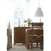 Chester Oak Square Table With Matt Lacquer Finish, Brown