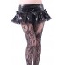 Gloss Pvc Frill Micro Mini Skirt