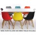 Charles Jacobs 1.2m Dining Table With Solid Wood Oak Legs And Clear Glass Top For 4-6 Seats - Premium Quality