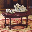 The Dolls House Emporium Oval Coffee Table (m)