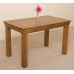 French Rustic Solid Oak 120 Cm Dining Table