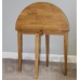 Round Solid Natural Finish Rubberwood Folding Table And 2 Chairs Dining Set