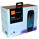 Gadget Juice Pulse Bluetooth Wireless Portable Speaker With Led Lights And Built-in Rechargeable Battery, Micro Sd Card Slot And Speakerphone Handsfree Calling Microphone For Iphone 6, 6s, 6 Plus, 5s, 5, Ipad Air, Ipad Mini, Samsung Galaxy S6 Edge S5, Not
