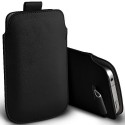 Gadgets World Black Pull Tab Pu Leather Pouch Cover Case Only Fits For Nokia Lumia 925,nokia Lumia 928,nokia Lumia 900,nokia Lumia 822,nokia Lumia 820,nokia Lumia 810,nokia Lumia 720. (black)