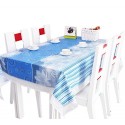 [sky Blue] Waterproof Lace Trim Tablecloths/table Cloths/table Cover (152*203cm)