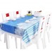 [sky Blue] Waterproof Lace Trim Tablecloths/table Cloths/table Cover (106*152cm)