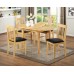 Birlea Chiltern Extending Dining Set, Oak Finish