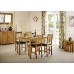 Julian Bowen Coxmoor Solid Oak Bench, Oak