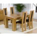 Kentucky 150cm Solid Oak Dining Table
