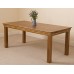 French Rustic Solid Oak 180 Diing Table & 6 Ivory Washington Dining Chairs