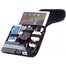 Ultimateaddons® Ultim-it 10 Inch Tablet Case With Integrated Travel Organiser To Hold Mobile Phone & Gadget Accessories
