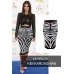 Ladies Kim Kardashian Wet Look Crop Top And Zebra Print Tube Pencil Skirt Set Uk 14 Kim Zebra Pvc Top And Skirt