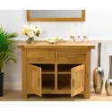 Paris Solid Oak 2 Door 2 Drawer Sideboard