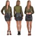 Womens Black Leather Look A-line Mini Skirt Quality Pu Sexy Pvc Skirts (8)