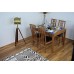 Extending Honey Oak Dining-room Table And 4 Chairs Solid Wood Dinner Set Cambridge- Extendable-modern-wooden,dinner Tables Sets (4 Chairs)